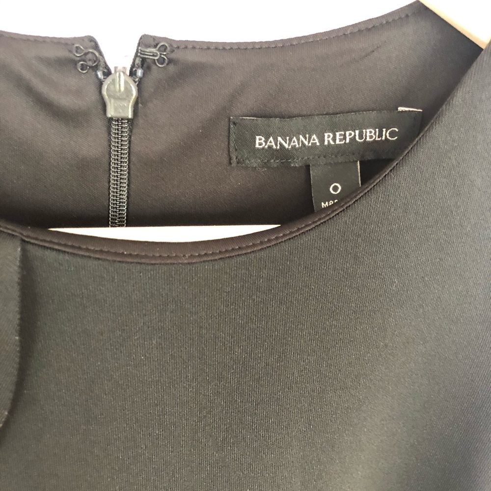 Banana republic NWT black dress size 0 - Picture 4 of 6